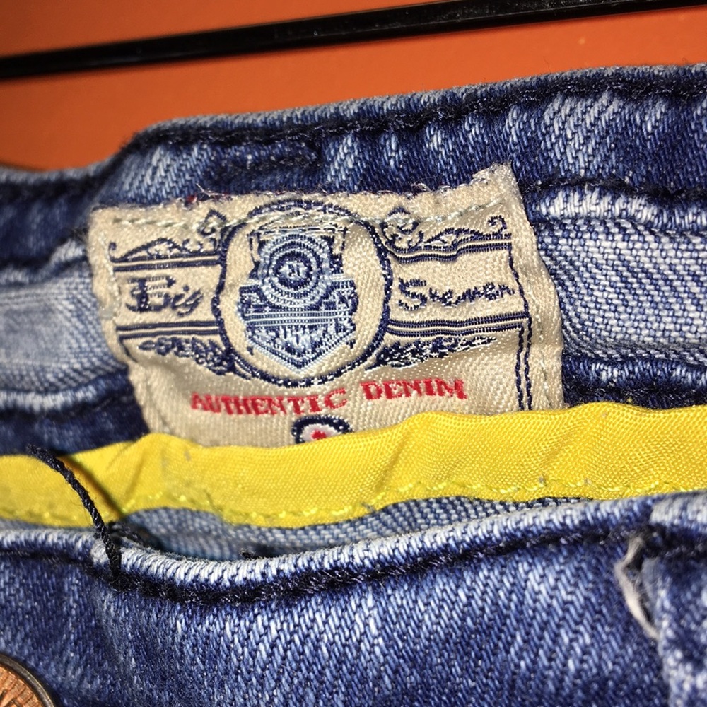 Big Sherman Men's Blue Jeans Size 32/30 Skinny Straight Leg Slim Fit Casual - Picture 3 of 12